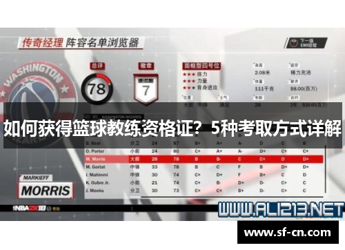 如何获得篮球教练资格证？5种考取方式详解